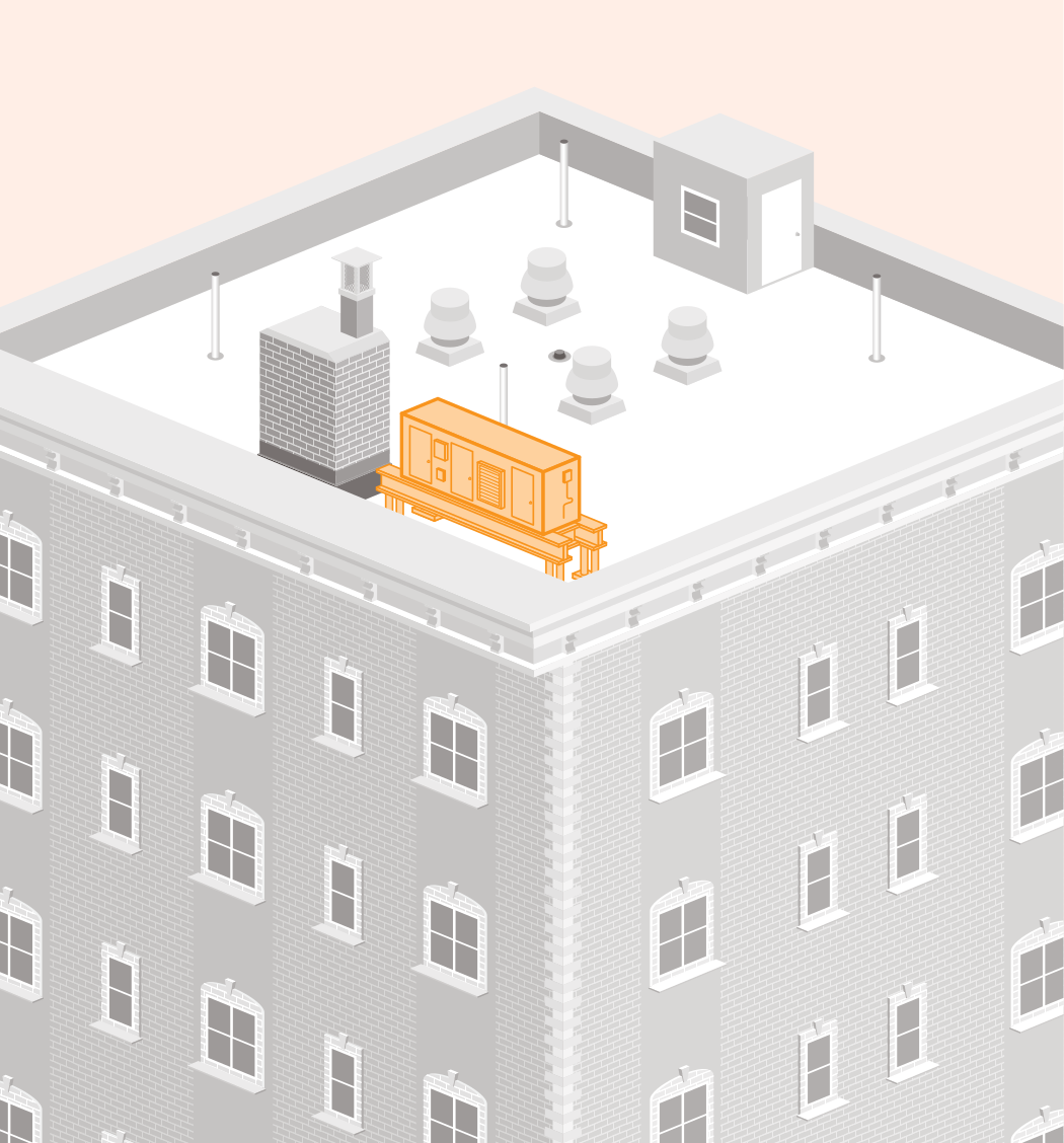 Backup power illustration - Liberty Harbor